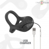 INTENSE ALEX ANILLO DOBLE VIBRADOR PENE 10 VIBRACIONES NEGRO