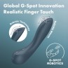 SATISFYER G SPOT WAVE 4 VIBRADOR 12 PROGRAMAS DE VIBRACIoN GRIS OSCURO