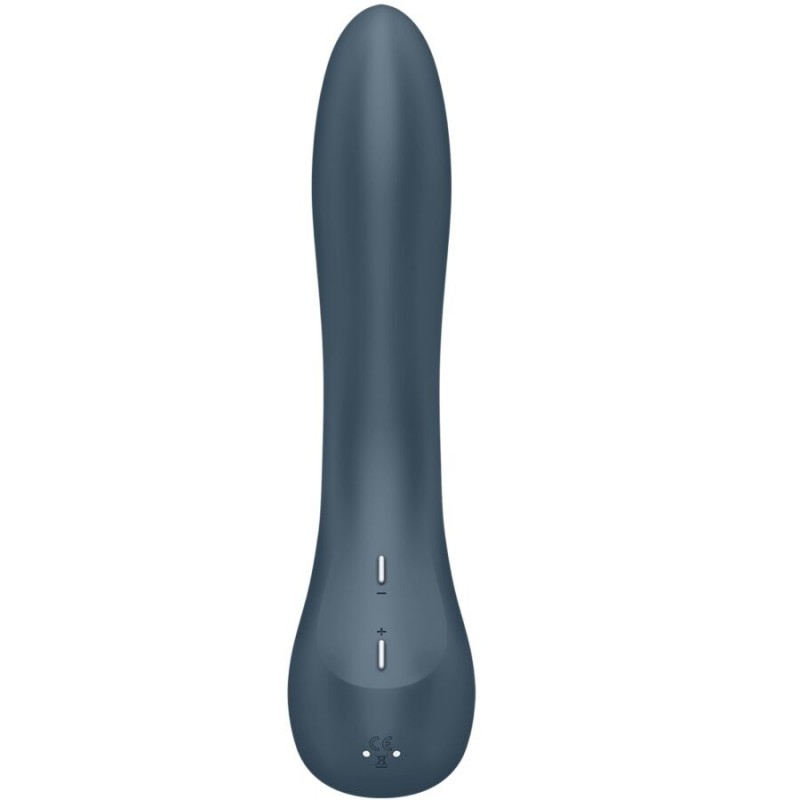 SATISFYER G SPOT WAVE 4 VIBRADOR 12 PROGRAMAS DE VIBRACIoN GRIS OSCURO