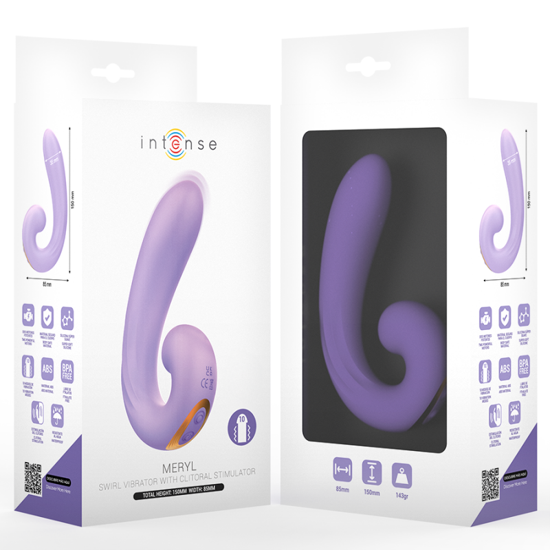 INTENSE MERYL ESTIMULADOR CLiTORIS DOBLE VIBRACIoN
