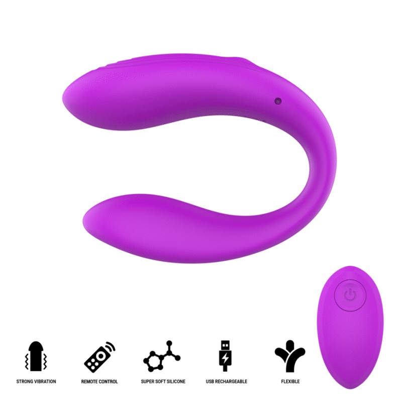 INTENSE NORA ESTIMULADOR DE PINZA CON VIBRACIoN MORADO