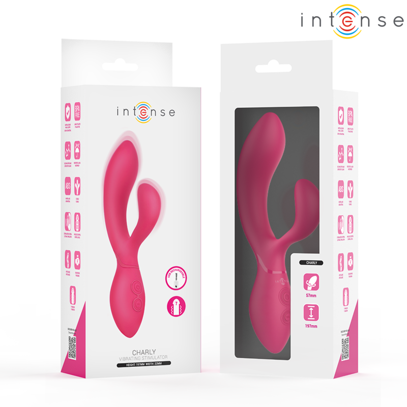 INTENSE CHARLY ESTIMULADOR VIBRADOR ARTICULABLE