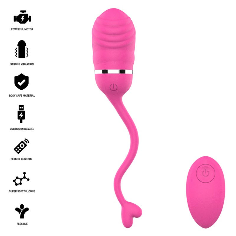 INTENSE SOOKIE HUEVO VIBRADOR CON CONTROL REMOTO ROSA