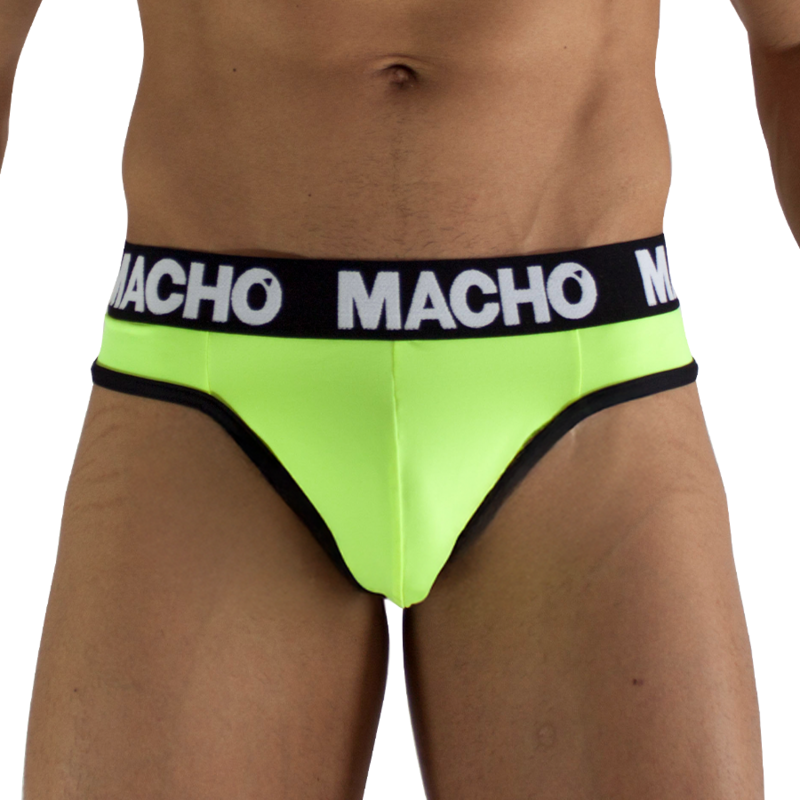 MACHO MTG001 TANGA AMARILLO FLUOR M