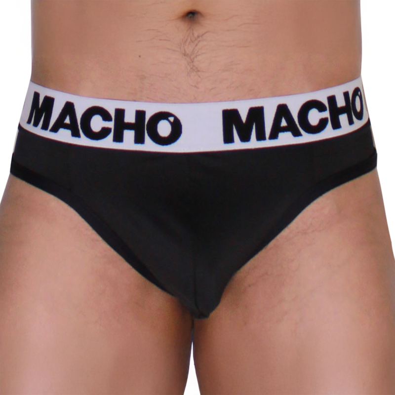 MACHO MTG002 TANGA NEGRO NEGRO S