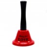 DIABLO PICANTE CAMPANA DE MANO RING FOR LOVE COLOR ROJO