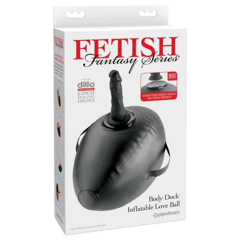 FETISH FANTASY SERIES HINCHABLE BODY DOCK CON DILDO NEGRA 419 CM