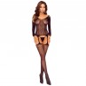 PASSION BS125 BODYSTOCKING MALLA NEGRO