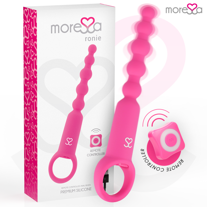 MORESSA RONIE POTENTE ROSARIO ANAL CONTROL REMOTO ROSA
