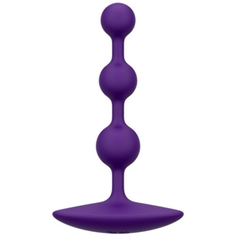 ROMP AMP PURPLE BOLAS ANALES FLEXIBLES DE SILICONA 125 CM MORADO