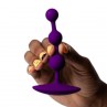 ROMP AMP PURPLE BOLAS ANALES FLEXIBLES DE SILICONA 125 CM MORADO