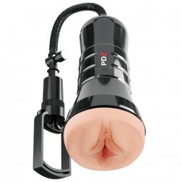 PDX EXTREME WET PUSSIES MASTURBADOR VAGINA XXL SUPER SUCKER LIGHT CON SUCCIoN 273 CM