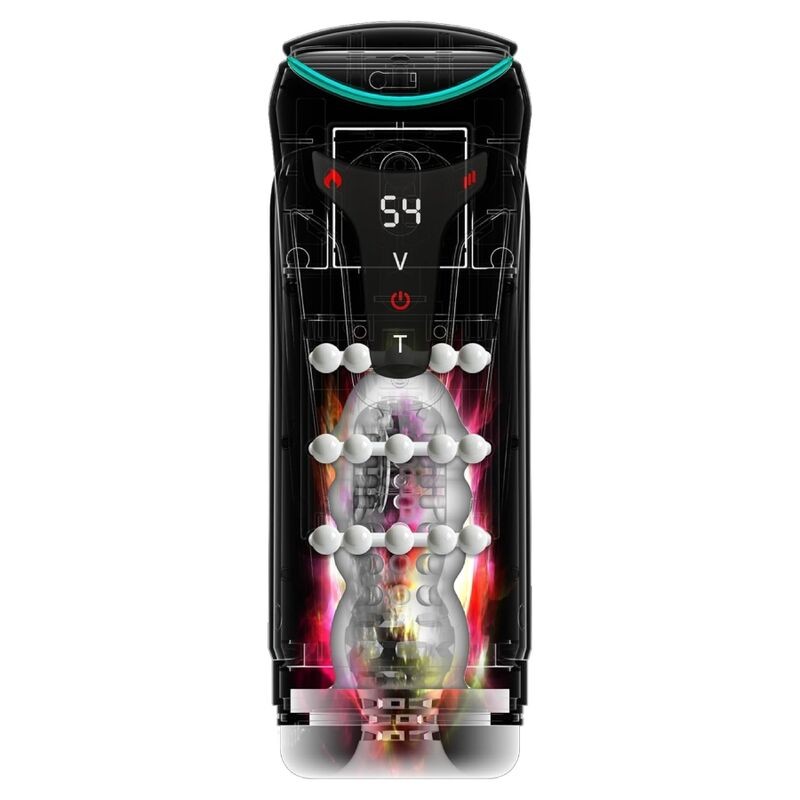 PDX ELITE MASTURBADOR AUTOMaTICO MOTO BATOR PRO THRUSTING STROKER VIBRADOR Y CALOR 265 CM