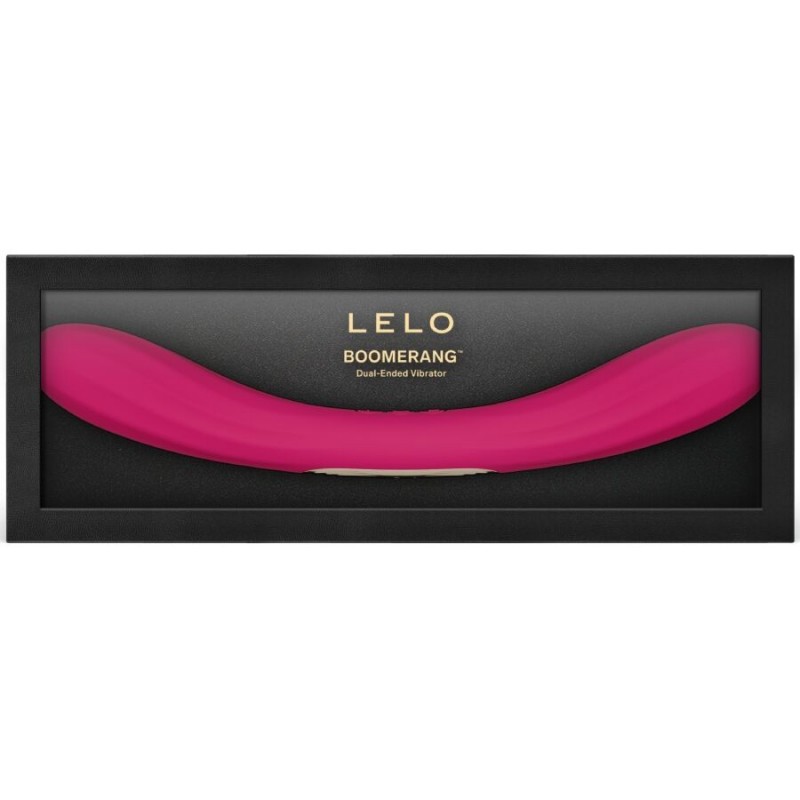 LELO BOOMERANG VIBRADOR DE DOBLE EXTREMO CEREZA