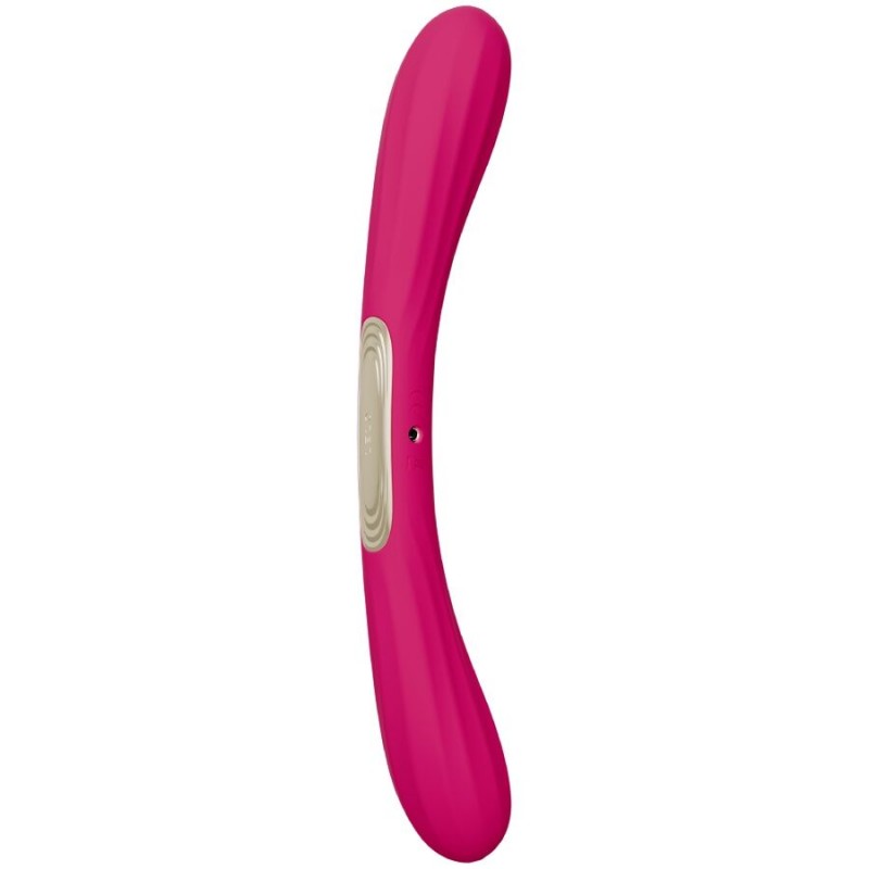 LELO BOOMERANG VIBRADOR DE DOBLE EXTREMO CEREZA