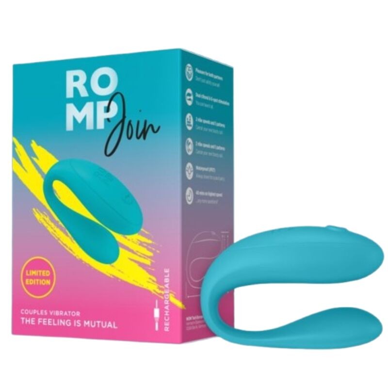 ROMP JOIN VIBRADOR PARA PAREJAS TURQUESA