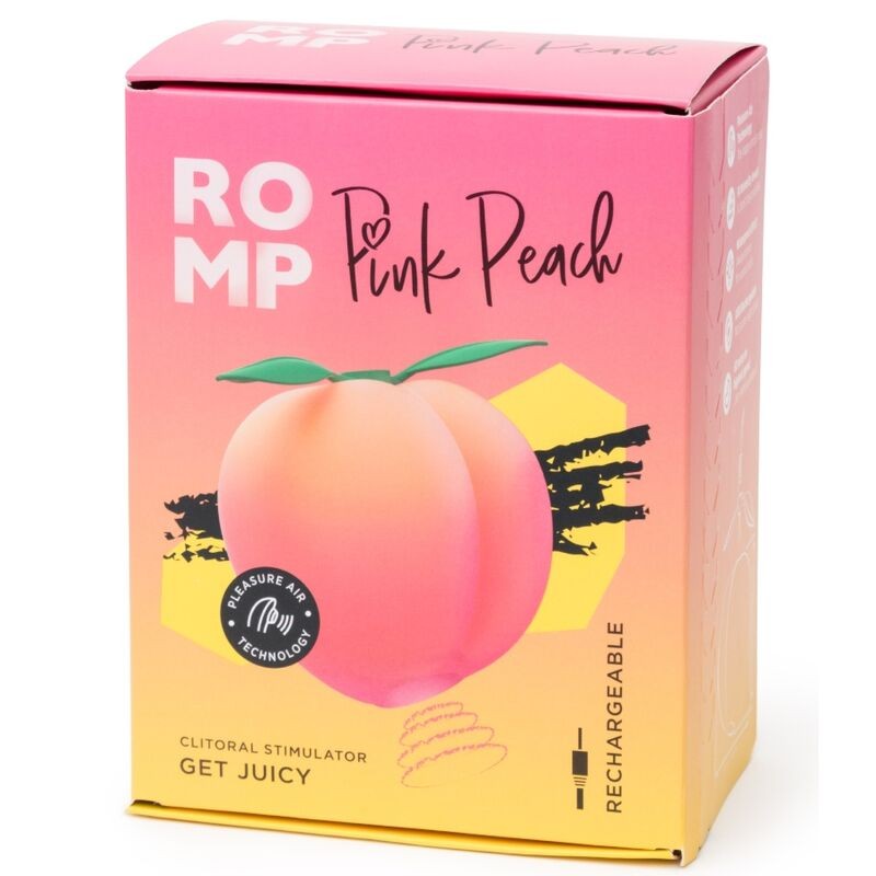 ROMP PINK PEACH SUCCIONADOR DE CLiTORIS FORMA MELOCOToN