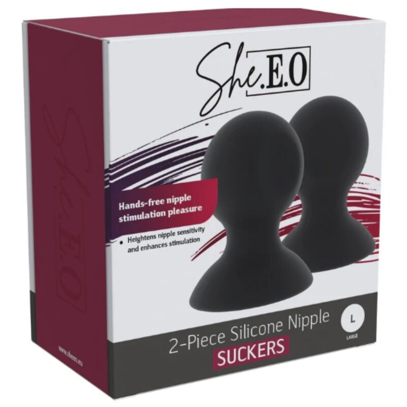 SHEEO SUCCIONADORES DE PEZONES DE SILICONA L