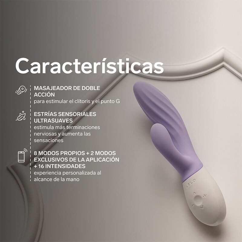 LELO INA TWIST VIBRADOR RABBIT PUNTO G Y CLiTORIS LAVANDA