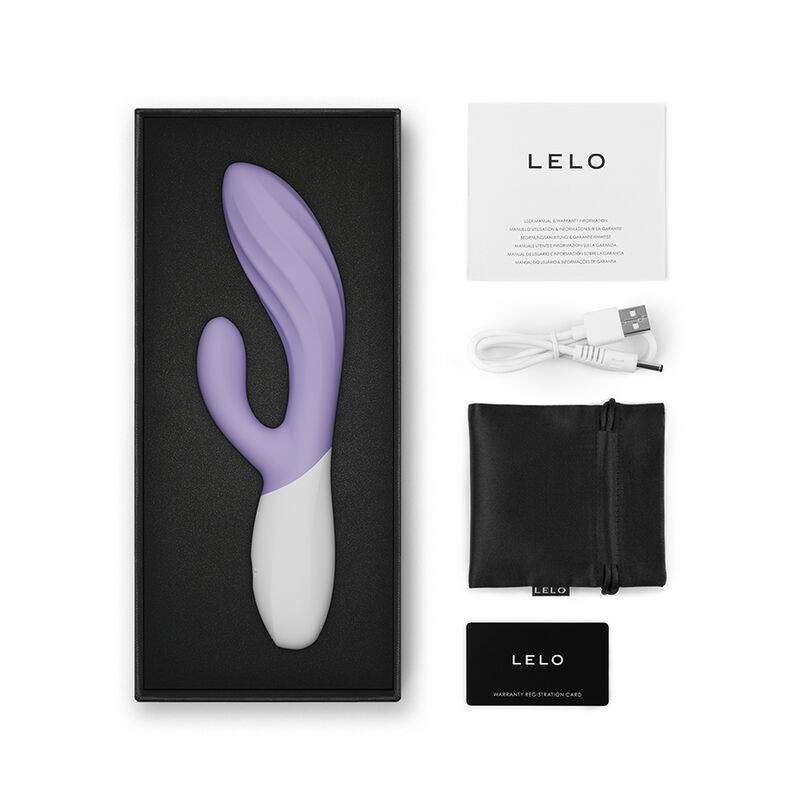 LELO INA TWIST VIBRADOR RABBIT PUNTO G Y CLiTORIS LAVANDA
