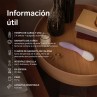 LELO MONA TWIST VIBRADOR PARA PUNTO G RECARGABLE APP CONTROL LAVANDA LILA
