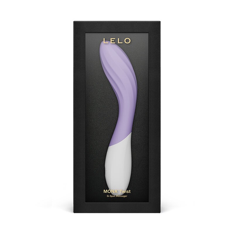 LELO MONA TWIST VIBRADOR PARA PUNTO G RECARGABLE APP CONTROL LAVANDA LILA