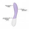 LELO MONA TWIST VIBRADOR PARA PUNTO G RECARGABLE APP CONTROL LAVANDA LILA