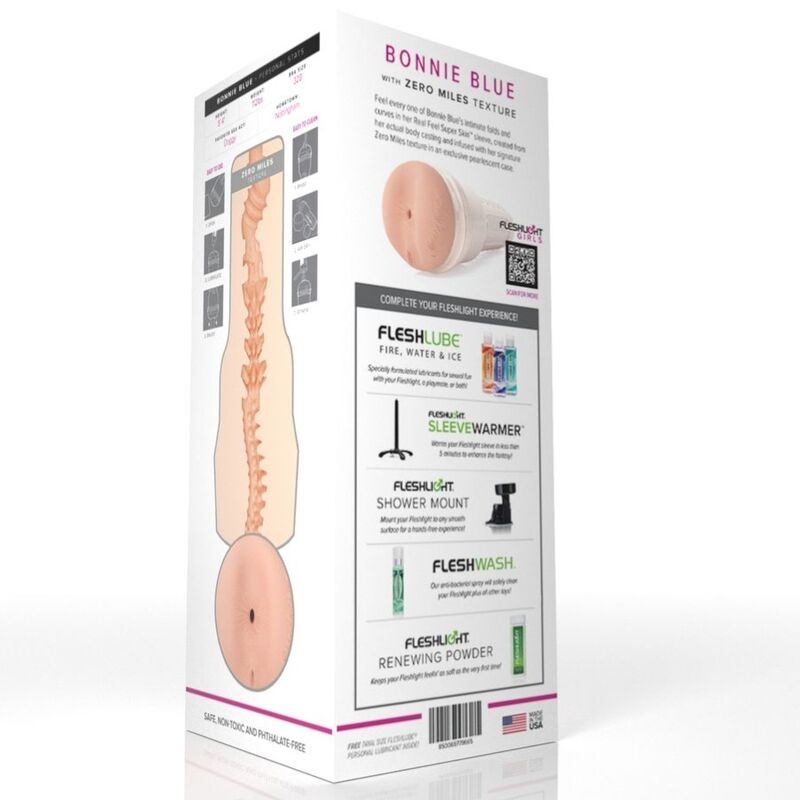 FLESHLIGHT GIRLS BONNIE BLUE ZERO MILES ANO