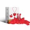 ARMONY PINZAS PARA PEZONES MAGNeTICA CON VIBRACIoN FORMA MARIPOSA ROJO