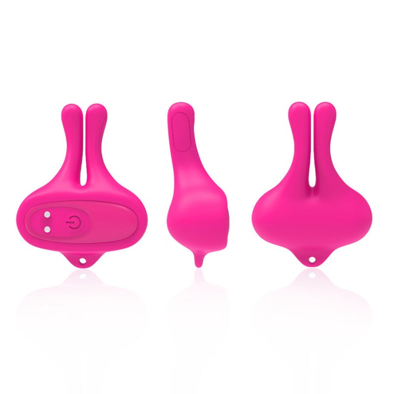 ARMONY PINZAS PARA PEZONES MAGNeTICA CON VIBRACIoN FORMA CONEJO ROSA