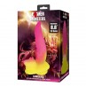 POWER MONSTERS RIPPLIED MONSTER DILDO FANTASiA CON VENTOSA 225 CM Ø 55 CM ROSA Y AMARILLO
