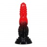 POWER MONSTERS FIRE DRAGON DILDO FANTASiA CON VENTOSA 245 CM Ø 58 CM ROJO Y NEGRO