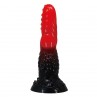POWER MONSTERS FIRE DRAGON DILDO FANTASiA CON VENTOSA 245 CM Ø 58 CM ROJO Y NEGRO