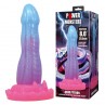POWER MONSTERS VOID PYTHON DILDO FANTASiA CON VENTOSA 205 CM Ø 52 CM AZUL LILA Y ROSA