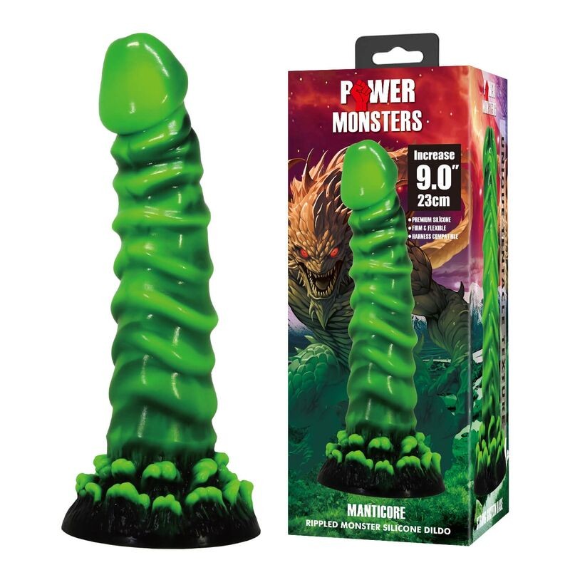 POWER MONSTERS MANTICORE DILDO 23 CM Ø 5 CM