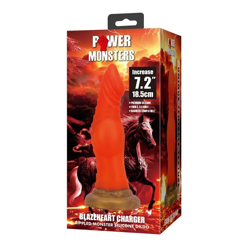 POWER MONSTERS BLAZEHEART CHARGER DILDO 185 CM Ø 45 CM