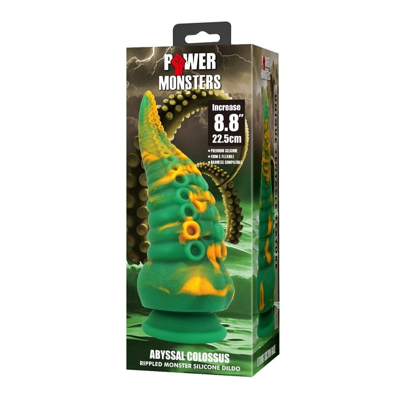 POWER MONSTERS ABYSSAL COLOSSUS DILDO BICOLOR 225 CM Ø 6 CM