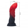 POWER MONSTERS INFERNAL GOLIATH DILDO BICOLOR 25 CM Ø 6 CM