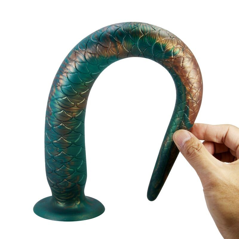 POWER MONSTERS WILDWYRM TAIL DILDO BICOLOR 47 CM Ø 4 CM