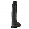 KING COCK DILDO REALISTA CON TESTiCULOS 38 CM COLOR NEGRO