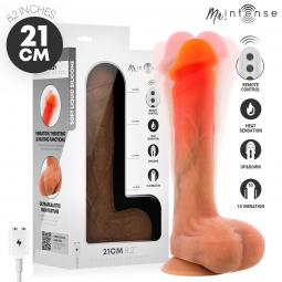 MR INTENSE BRADLEY DILDO VIBRADOR SILICONA CON EFECTO CALOR Y CONTROL REMOTO 21 CM Ø 42 CM