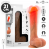 MR INTENSE BRADLEY DILDO VIBRADOR SILICONA CON EFECTO CALOR Y CONTROL REMOTO 21 CM Ø 42 CM