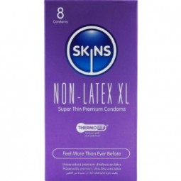 SKINS PRESERVATIVOS SIN LATEX XL PACK 8