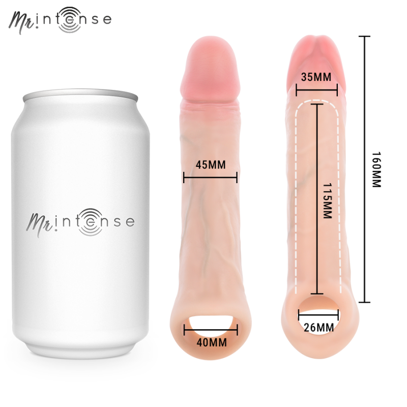 MR INTENSE SIMON L FUNDA PARA PENE SILICONA 16 CM Ø 45 CM