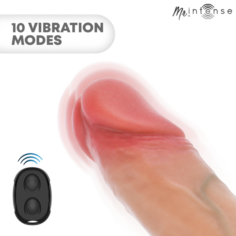 MR INTENSE ARNOLD M VIBRADOR FUNDA PENE SILICONA CONTROL REMOTO 145 CM Ø 4 CM