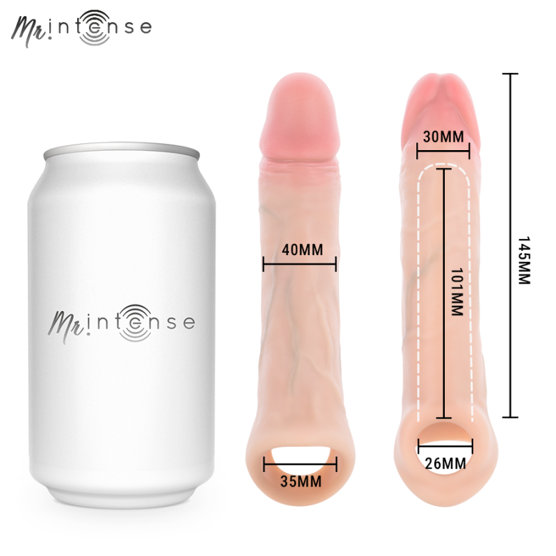 MR INTENSE ARNOLD M VIBRADOR FUNDA PENE SILICONA CONTROL REMOTO 145 CM Ø 4 CM