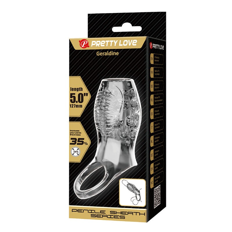 PRETTY LOVE GERALDINE FUNDA ENGROSADORA TEXTURIZADA TRANSPARENTE