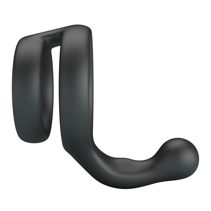 CRAZY BULL YANCY ANILLO DOBLE PARA PENE Y TESTiCULOS SILICONA NEGRO