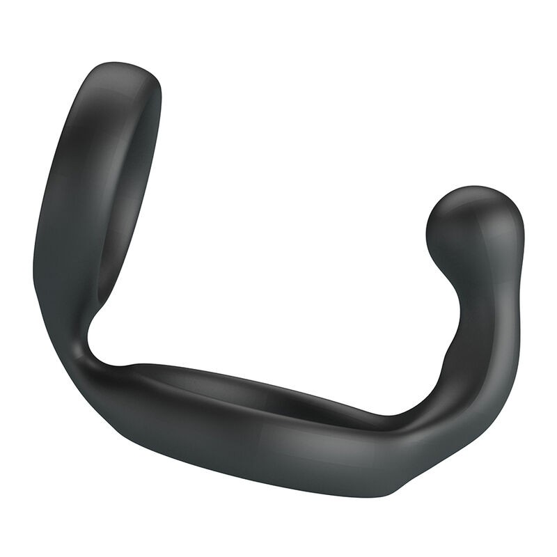 CRAZY BULL FLORIAN ANILLO DOBLE PARA PENE Y TESTiCULOS SILICONA NEGRO