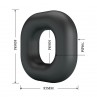 CRAZY BULL WALDEN ANILLO PARA PENE SUPER SOFT SILICONA NEGRO